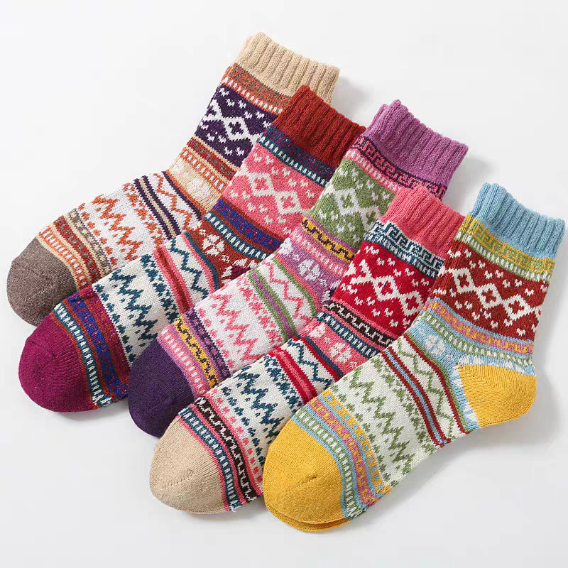 Men'S National Wind Mid-Tube Socks